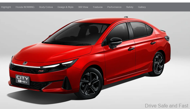 Image from: New Honda City Officially Opens For Booking In Malaysia With Refreshed Styling And Upgraded Tech