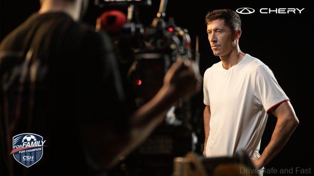 robert lewandowski chery tv commercial