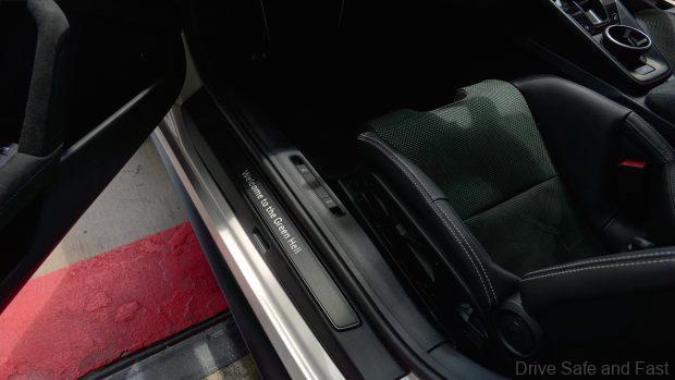 door sill 911 gt3 100 jahre nurburgring with welcome to green hell script