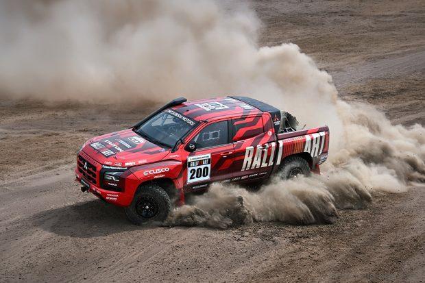 Mitsubishi triton axcr 2026 model spinning in the sand