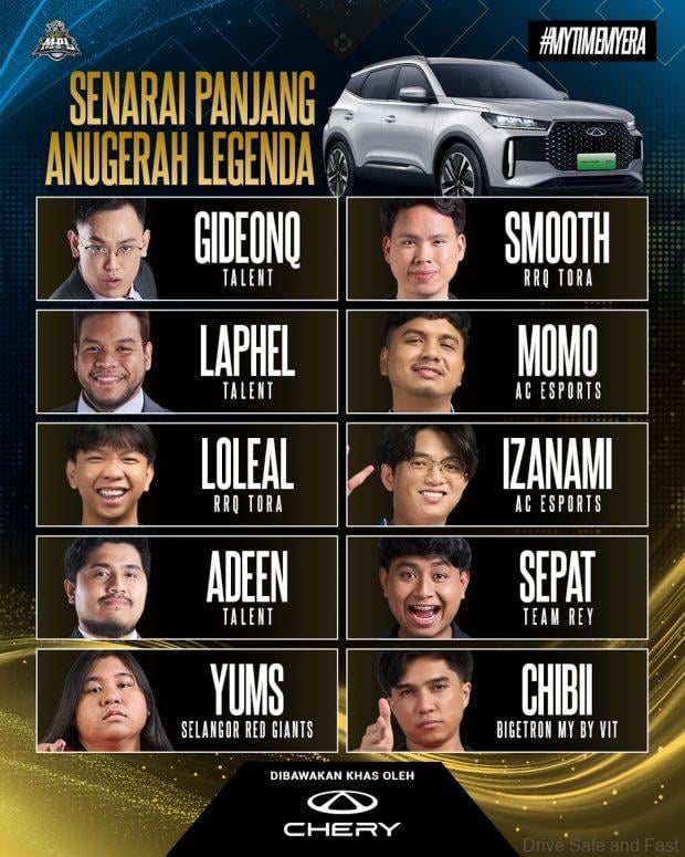 Image from: MPL Malaysia Celebrates MLBB 10th Anniversary: Season 18 Legenda Winner To Drive Home A Chery TIGGO Cross HEV