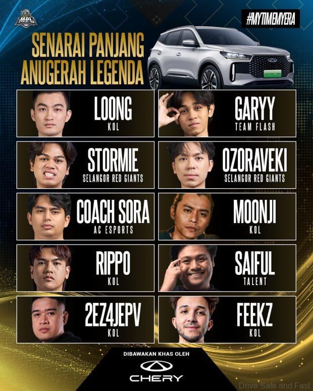 Image from: MPL Malaysia Celebrates MLBB 10th Anniversary: Season 18 Legenda Winner To Drive Home A Chery TIGGO Cross HEV