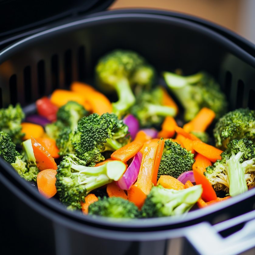5. Roasted Brussels Sprouts and Broccoli Florets