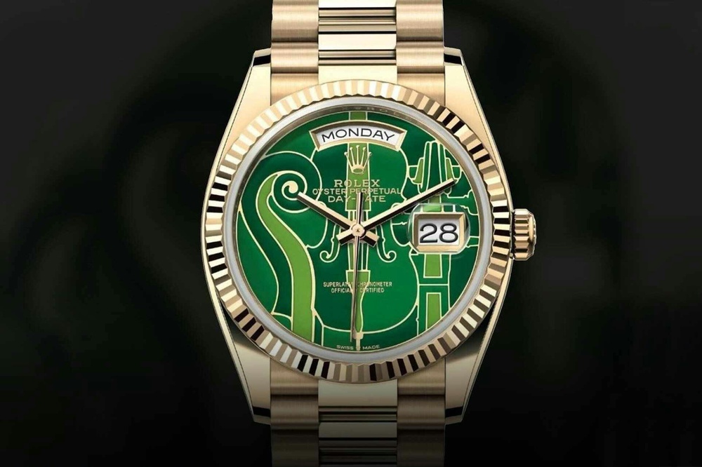 Rolex Quietly Kicked Off 2024 With A Gorgeous One Off Day Date   1704391238 Rolex Day Date Watch Vienne Philharmonic 2 