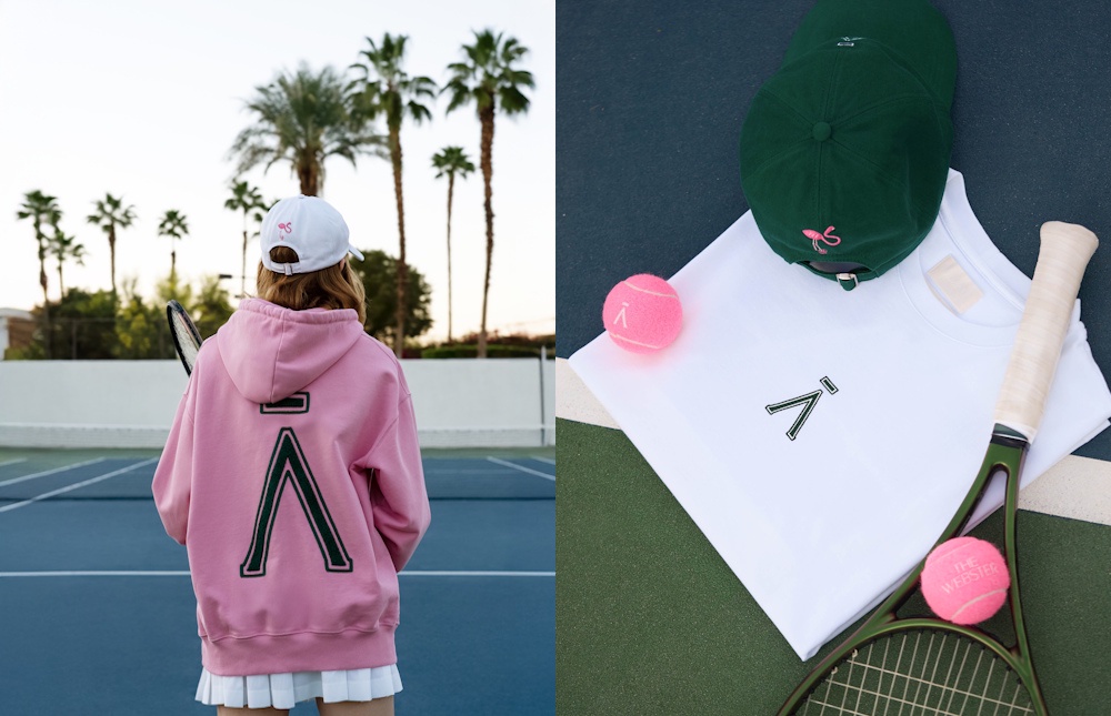 Image from: Aman Tennis Club x The Webster Capsule Launches For US Tennis Season