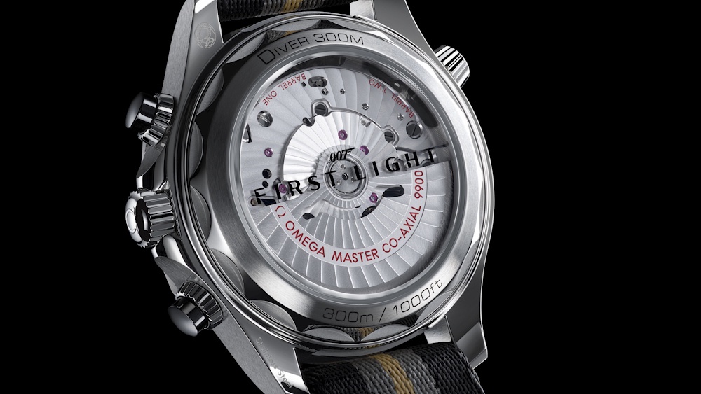 Image from: OMEGA Launches Seamaster Diver 300M Chronograph Inspired by 007 First Light