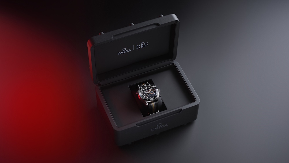 Image from: OMEGA Launches Seamaster Diver 300M Chronograph Inspired by 007 First Light