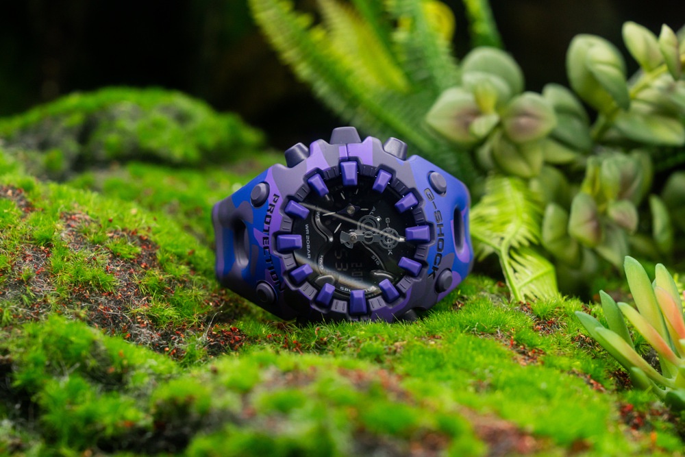 Image from: G-SHOCK Gives Classic Camouflage a Gold-Tinted Update with Bold Camo Series