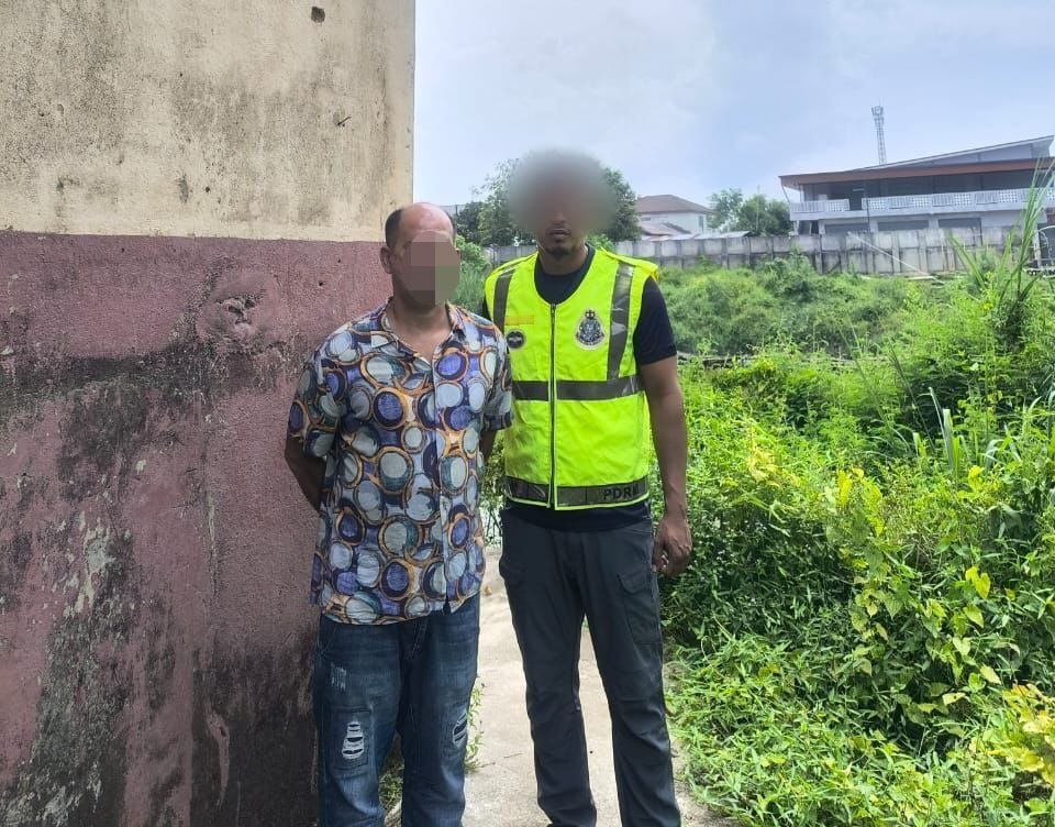Image from: Lelaki dicekup seberang Sungai Golok lepas jumpa isteri di Thailand
