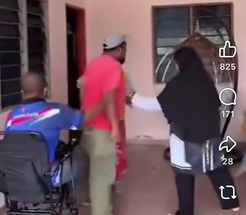 Image from: Polis siasat video tular lelaki kasari wanita di Felda Kledang