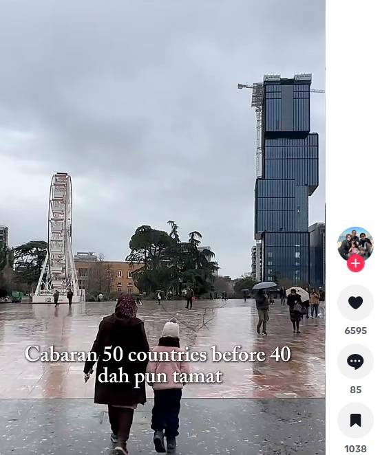 Image from: Misi kembara 50 negara sebelum usia 40 tahun tercapai