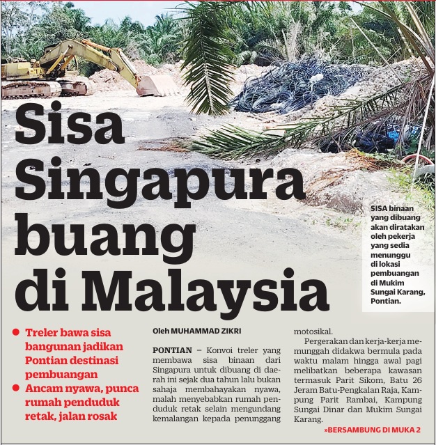 Image from: ‘Sisa tidak boleh dibuang di tepi jalan, sungai’