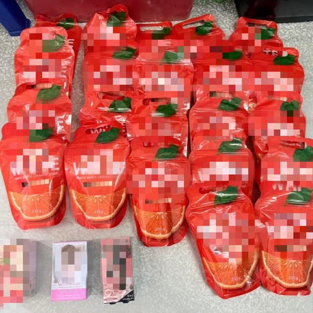 Image from: Peniaga online dicekup, tak sempat jual produk kosmetik seludup di TikTok