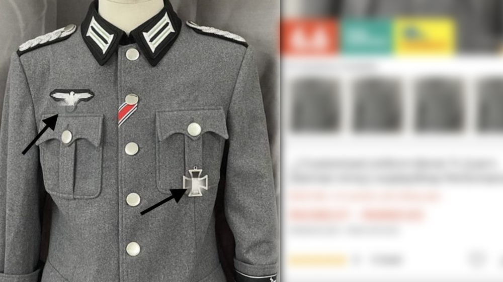 Shopee advert promotes Nazi uniform replicas on social media, boasts