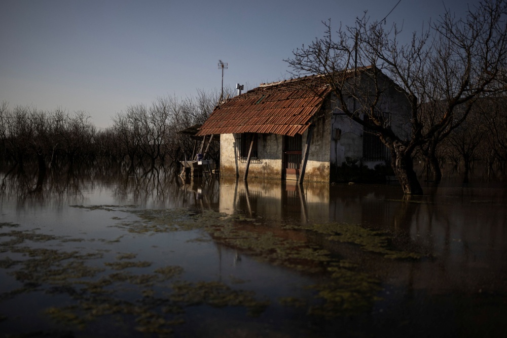 Flooded Greek lake a warning to European farmers battling climate change