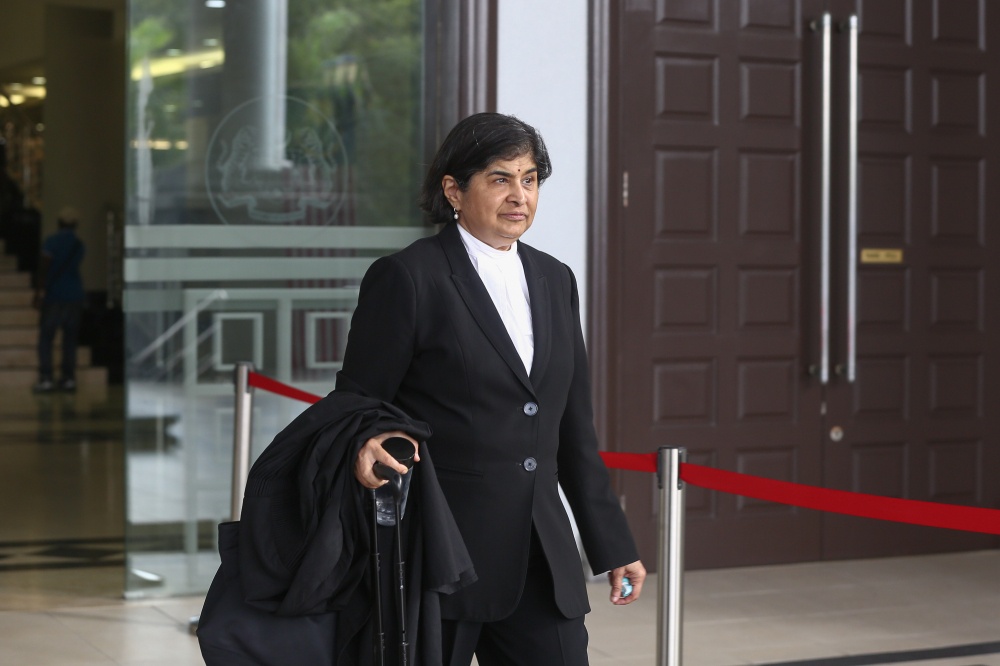 Lawyer Datuk Ambiga Sreenevasan, who represented the Malaysian Bar, told reporters that the Bar also has a separate court challenge against the AG’s January 8, 2026 decision to classify Zahid’s Yayasan Akalbudi case as ‘NFA’ (No Further Action). — Picture by Yusof Mat Isa