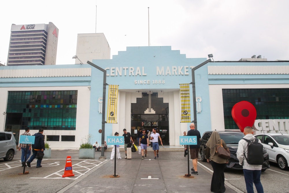 Central Market is now a popular tourist site after infrastructure upgrades and a curated street retail experience under Warisan KL. — Picture by Choo Choy May