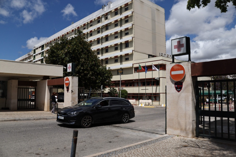 A picture taken on May 8, 2026 shows a view of Faro hospital where British singer Gaynor Sullivan aka Bonnie Tyler is hospitalised. — AFP pic
