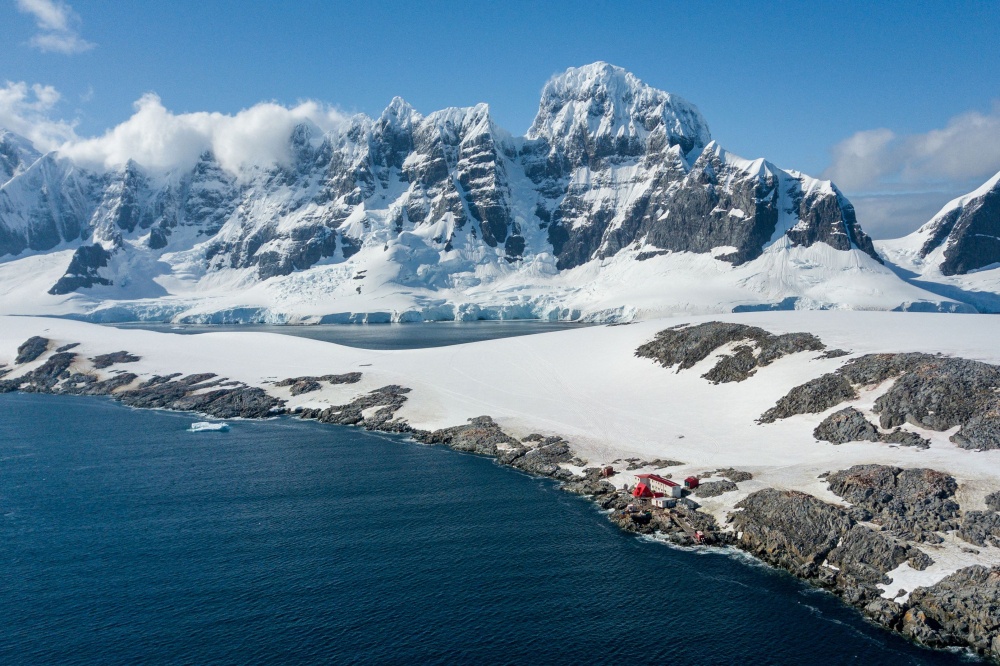 This handout picture released on August 20, 2025, by the University of Santiago USACH, shows an aerial view of Antarctica during a study led by a team of Chilean scientists of the University of Santiago with researchers from the Netherlands and Germany, to determine the presence of heavy metals in Antarctica due to the increase in tourism in the area. — Jose Jorquera/University of Santiago USACH handout pic via AFP