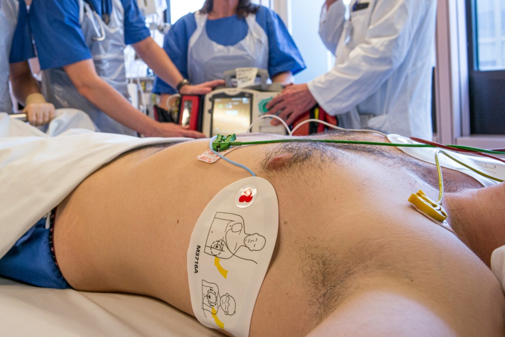 Emergency treatment using an AED is seen in this image, as calls grow for mosques and community spaces to be equipped with lifesaving emergency response tools and CPR-trained volunteers. — Unsplash pic