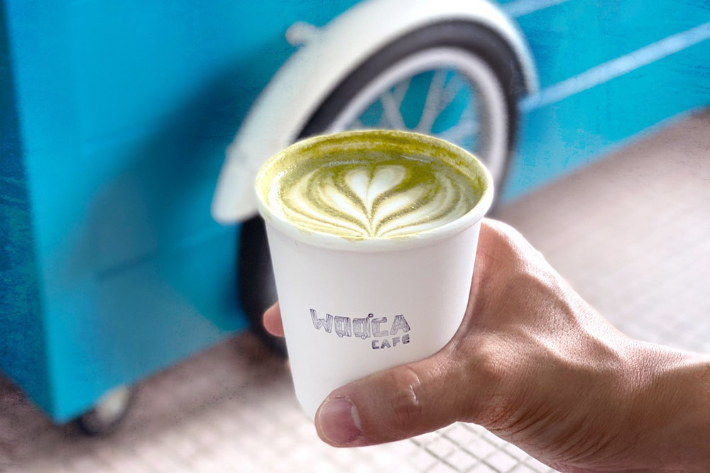 Matcha latte at Wooca. — Picture by CK Lim