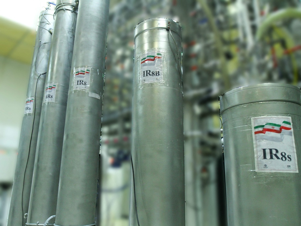 A handout file photo, released by Iran's Atomic Energy Organization on November 4, 2019, shows the atomic enrichment facilities Natanz nuclear research centre, some 300 kilometres south of capital Tehran. — AFP pic