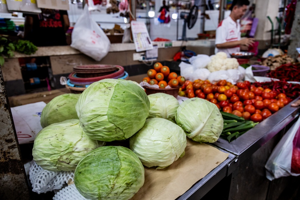 The understated cabbage now appears to be pricier than usual. — Picture by Firdaus Latif