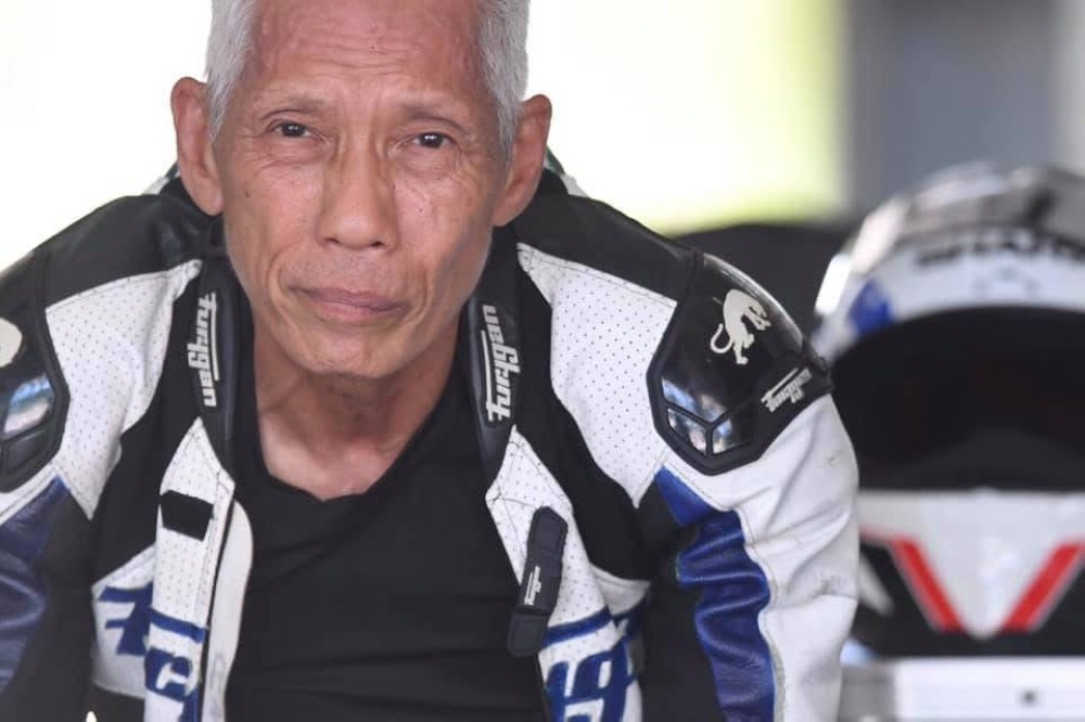 Veteran Malaysian motorsports figure and former national Grand Prix motorcycle racer Oh Kah Beng said a mandatory cognitive test should be introduced once drivers reach 60. — Picture courtesy of Most Fun Gym (MFG)