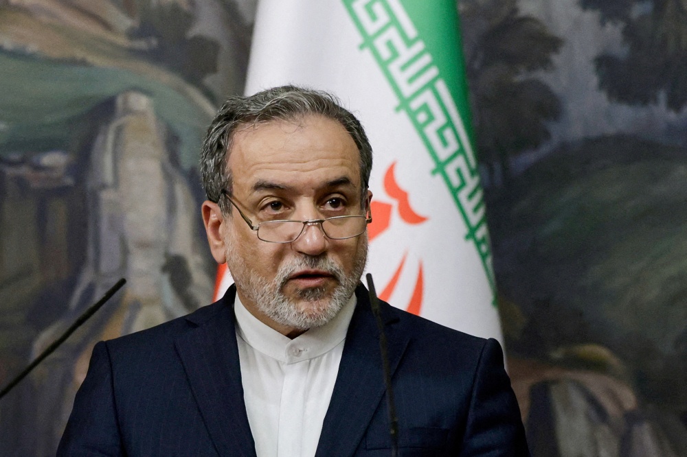 Iranian Foreign Minister Abbas Araqchi attends a press conference following a meeting with Russian Foreign Minister Sergei Lavrov in Moscow, Russia on April 18, 2025. — Reuters pic