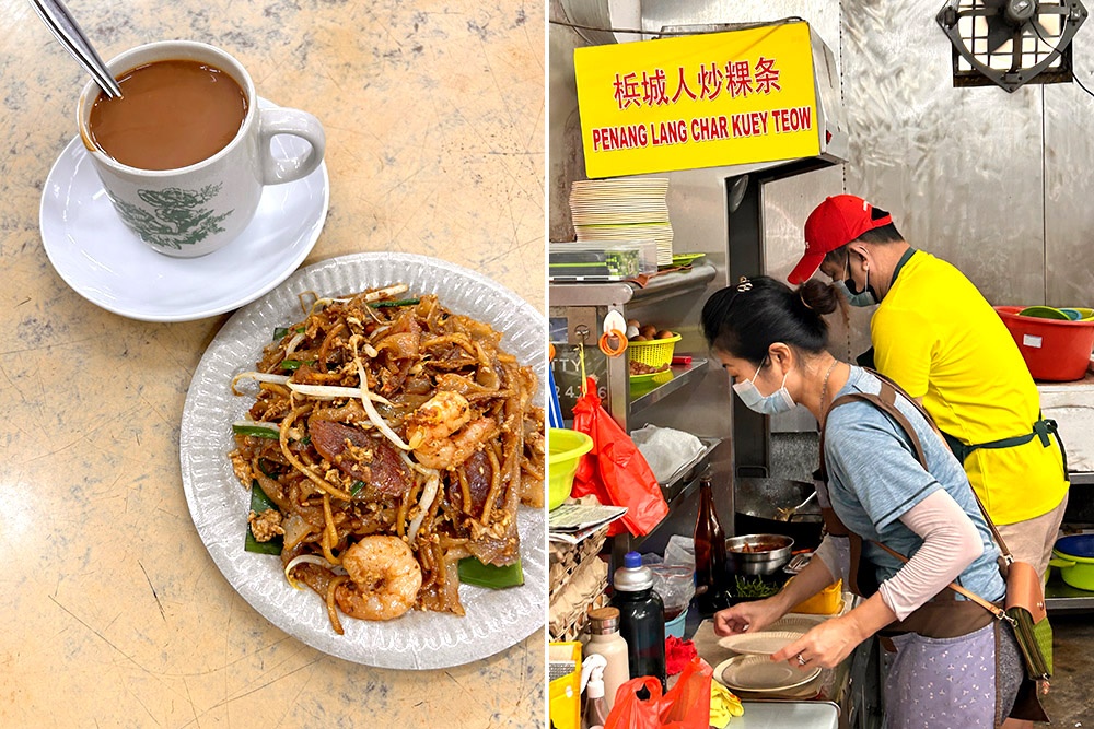 The ‘char kway teow’ here is well-made and well-seasoned. — Picture by CK Lim