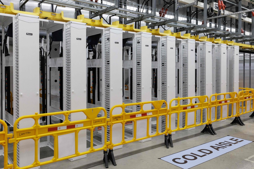 A Microsoft data centre is seen under construction in Karawang, West Java on February 4, 2026. — AFP pic