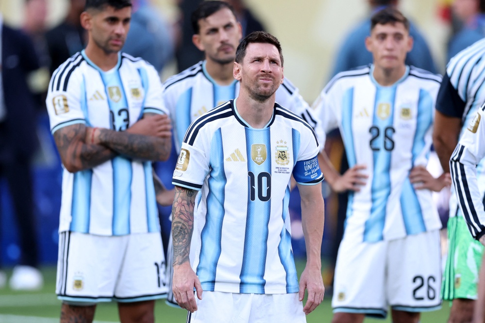 Argentina’s Lionel Messi looks dejected after the 2026 FIFA World Cup final match against Spain at New York New Jersey Stadium in East Rutherford, New Jersey, on July 19, 2026. — AFP pic