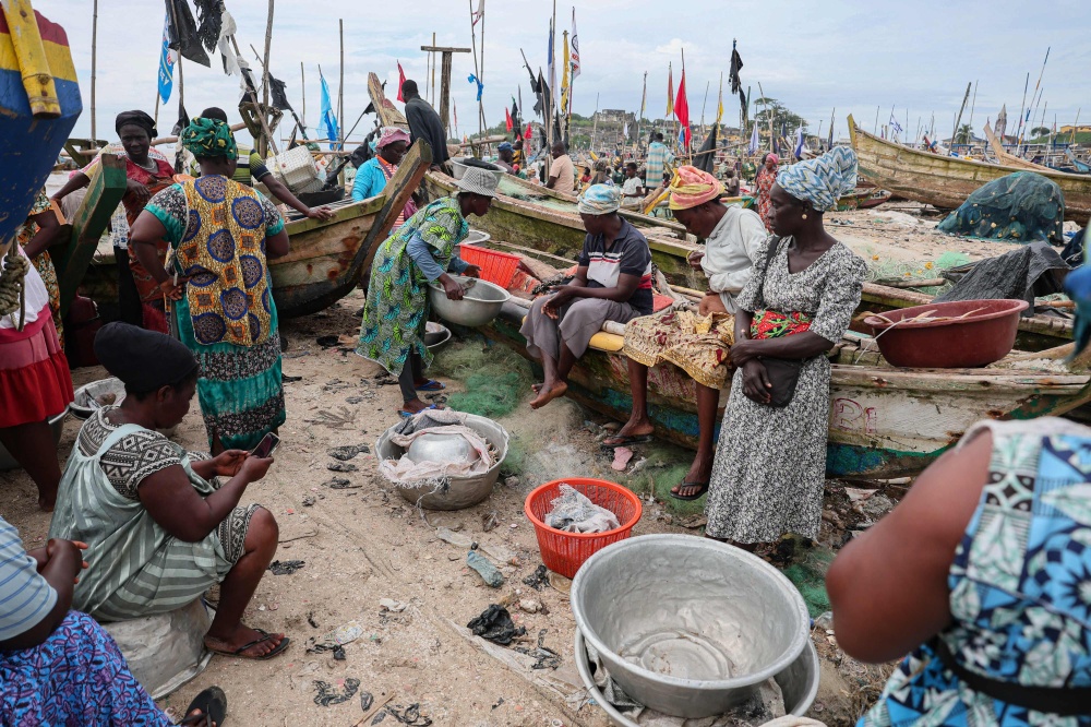 In a historic first, Ghana in April designated a 703-square kilometre stretch of the Atlantic ocean as a marine protected area to be co-managed by coastal communities and national government. — AFP pic