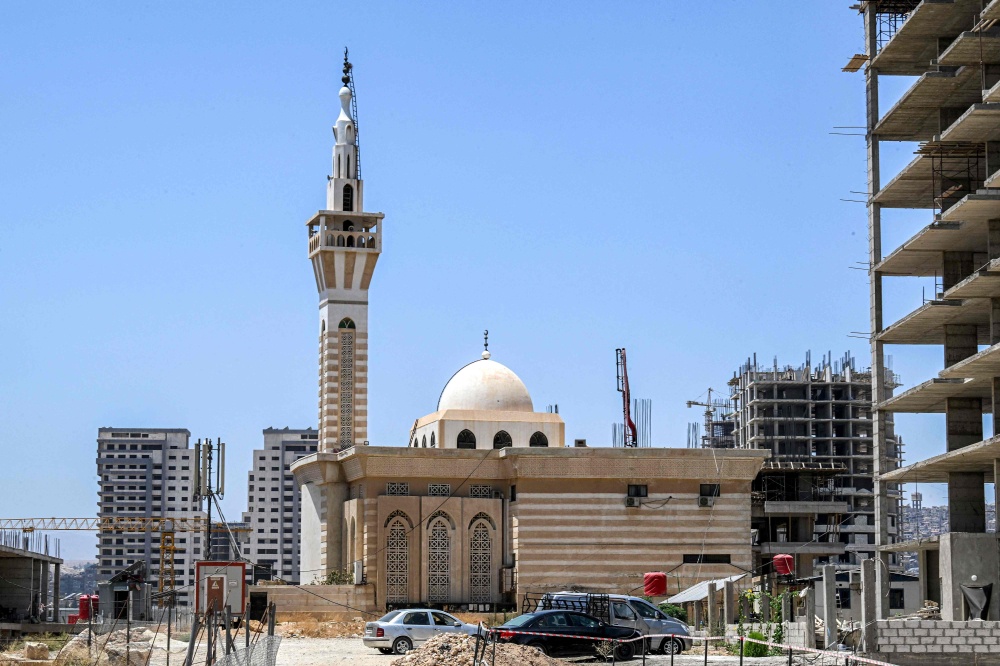Construction work continues at Marota City, a mixed-use development project in Damascus, on July 22, 2026. Syria’s new leaders are seeking investment to rebuild the economy despite ongoing international sanctions. — AFP pic