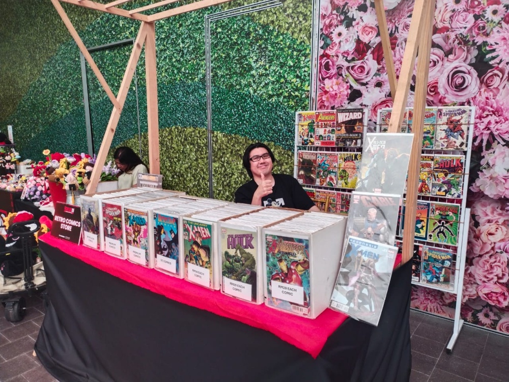 Jeremy Shia from Retro Comics. — Picture by Ian Jeremiah Patrick