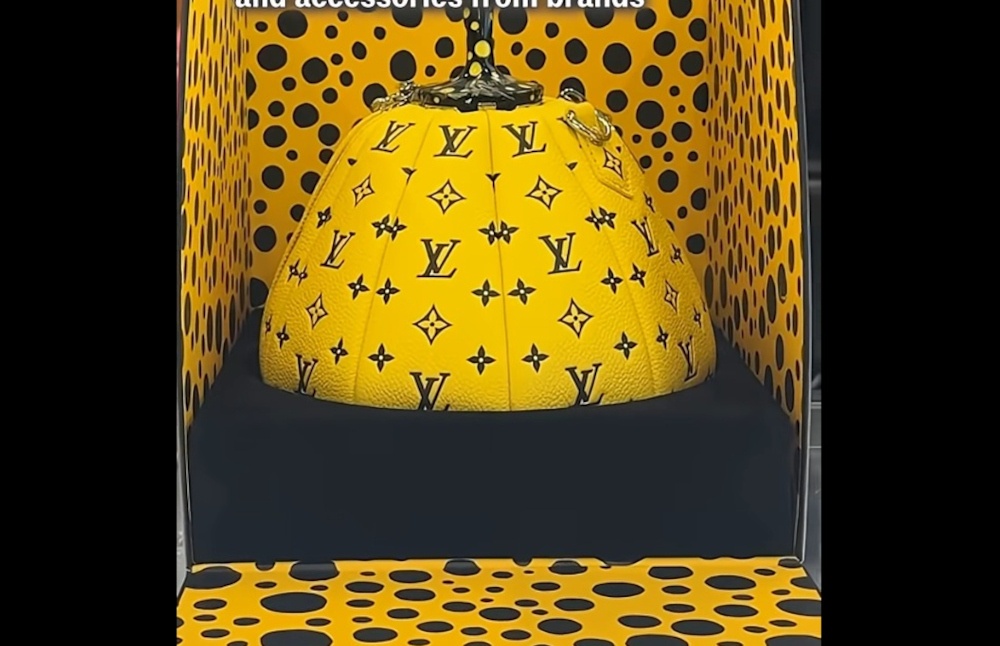 As of Thursday evening, the highest handbag bid was S$39,000 for a limited-edition Louis Vuitton Yayoi Kusama leather pumpkin bag, against an estimated value of S$12,000 to S$16,000. — Screengrab from CNA