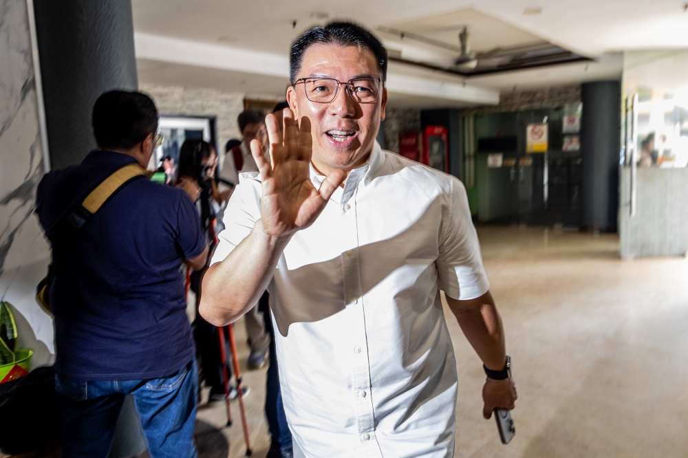 DAP national deputy chairman Nga Kor Ming arrives at DAP headquarters in Kuala Lumpur September 19, 2026. — Picture by Firdaus Latif
