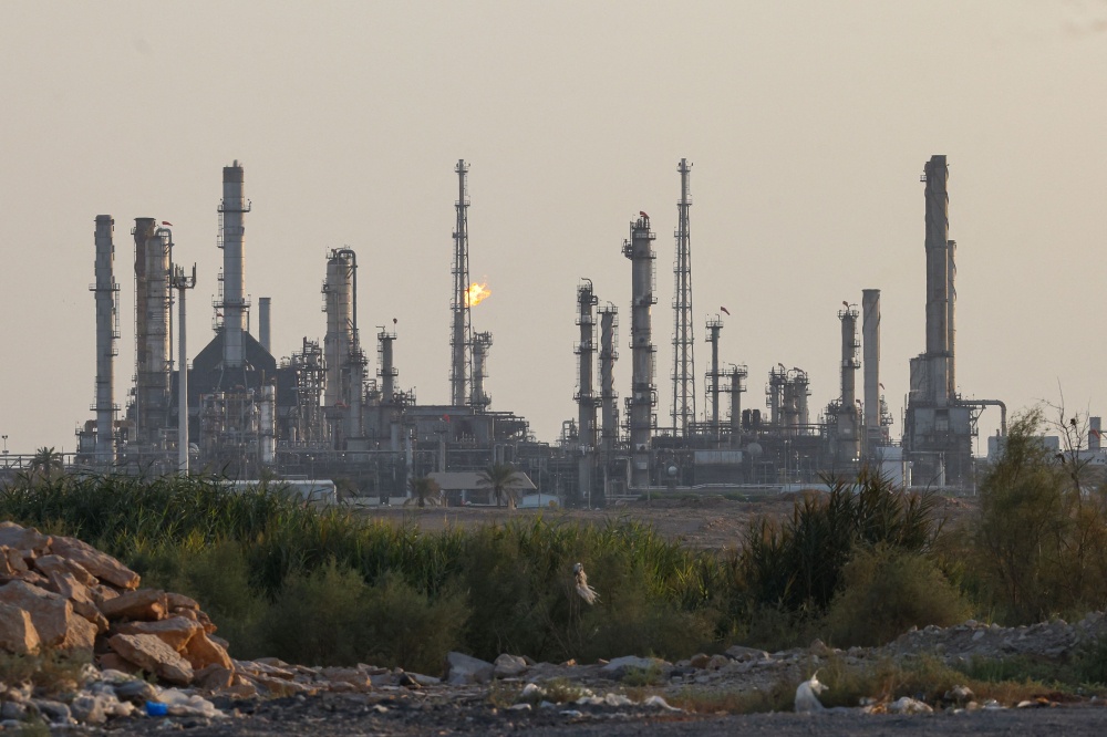 This photo shows a general view of Saudi oil giant Aramco’s Riyadh refinery, south of Riyadh on October 3, 2026. — AFP pic 