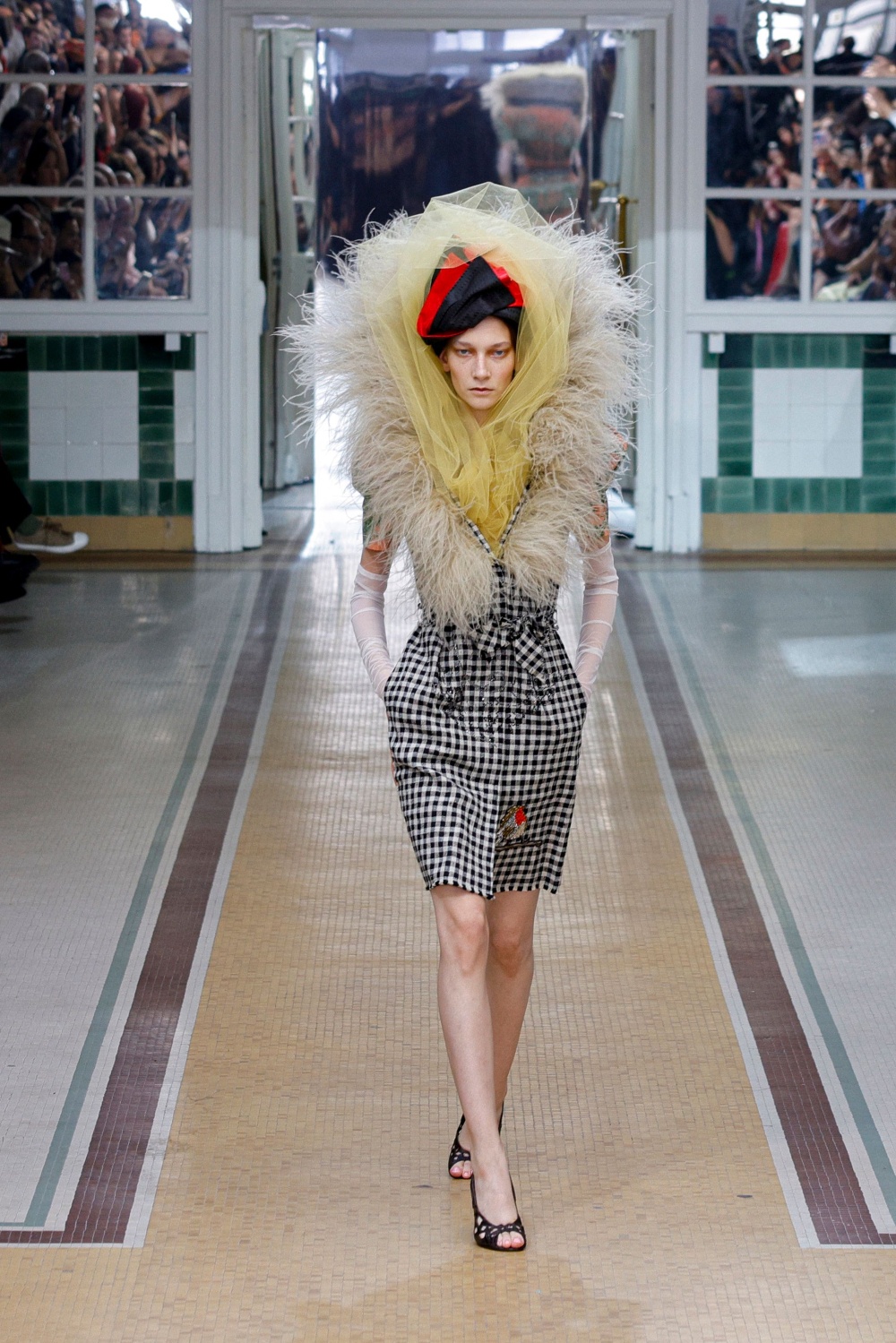 A model presents a creation for the Vivienne Westwood Women’s Spring/Summer 2027. — AFP pic
