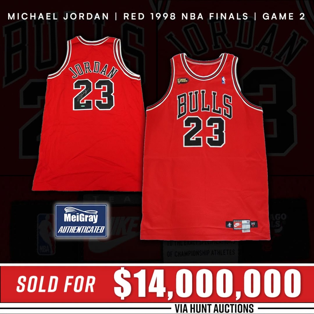 Basketball memorabilia: Michael Jordan's 1998 NBA Finals jersey