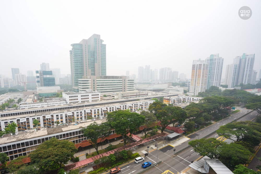 Toa Payoh haze conditions on Friday at around 3.20pm. — AsiaOne pic