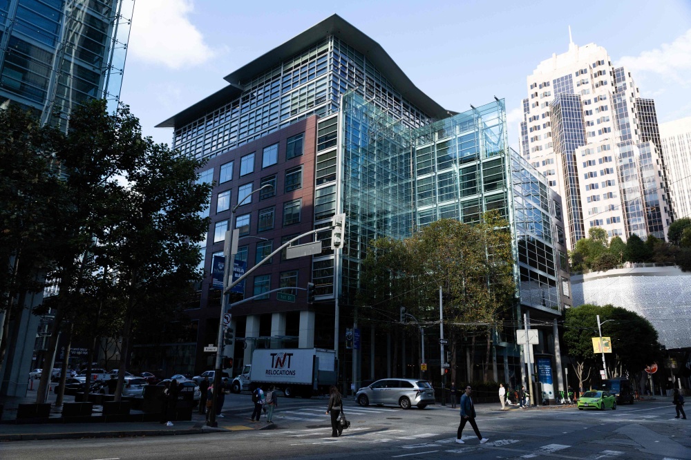 Traffic transits past Anthropic’s headquarters in San Francisco, California October 27, 2026. — Benjamin Fanjoy/Getty Images/AFP pic