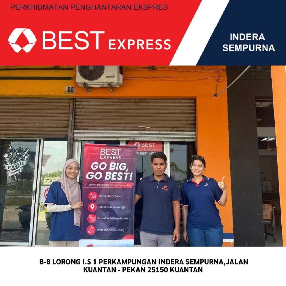 Image from: BEST Express Malaysia Perluas Rangkaian di Kuantan, Tawar Kemudahan Penghantaran Kargo Berat