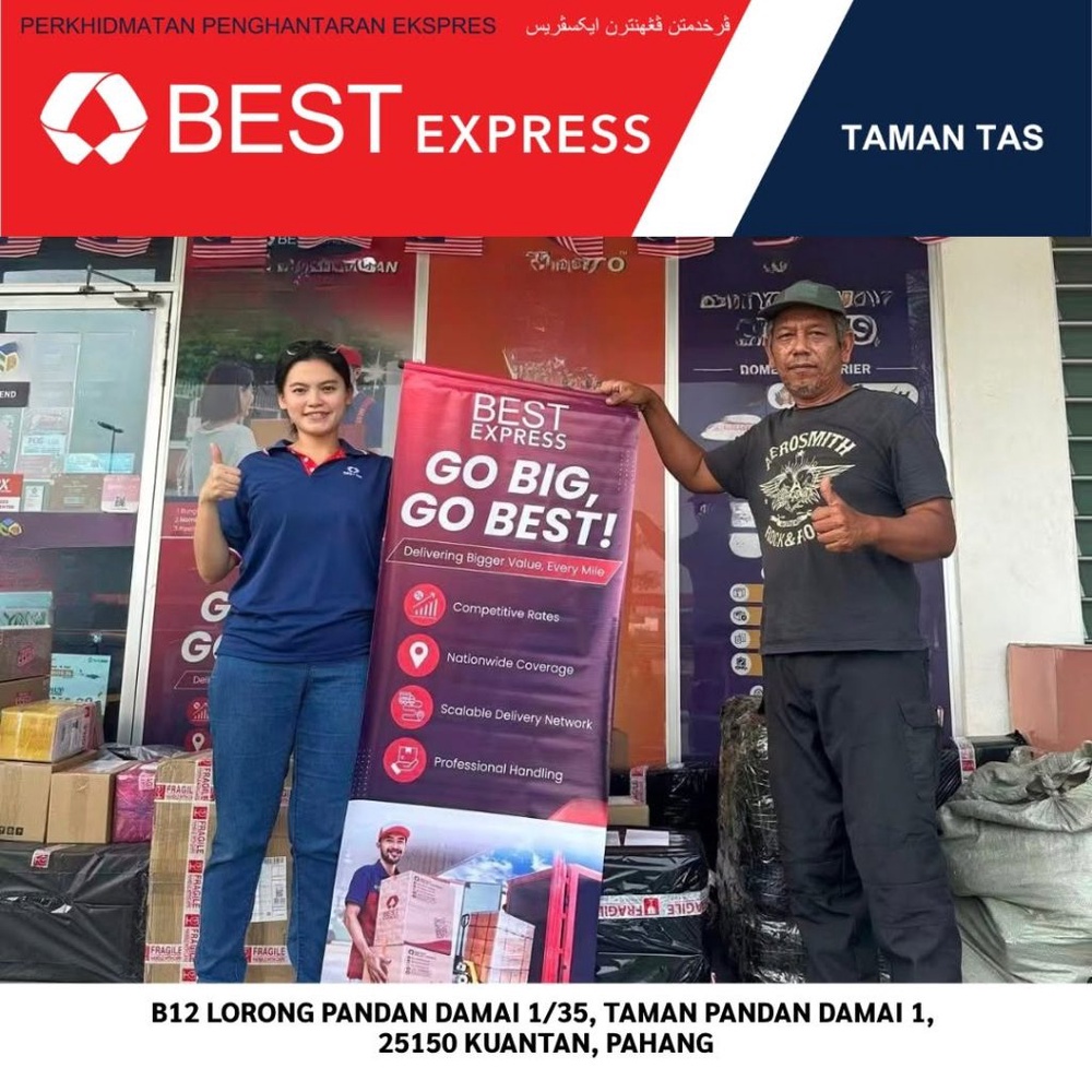 Image from: BEST Express Malaysia Perluas Rangkaian di Kuantan, Tawar Kemudahan Penghantaran Kargo Berat