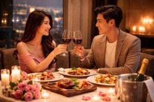 Image from: 女子第一次约会点和牛还嫌人家穷，男子直接拉黑她！