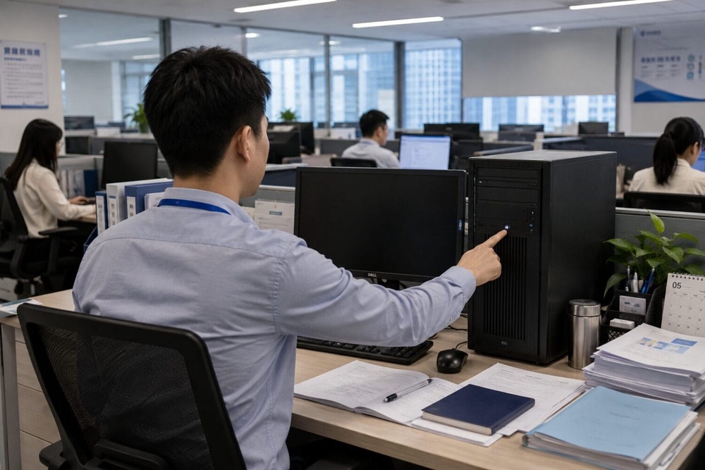 Image from: 迟8分钟开电脑，与同事交谈4分钟！男子以「这理由」被公司炒鱿鱼！