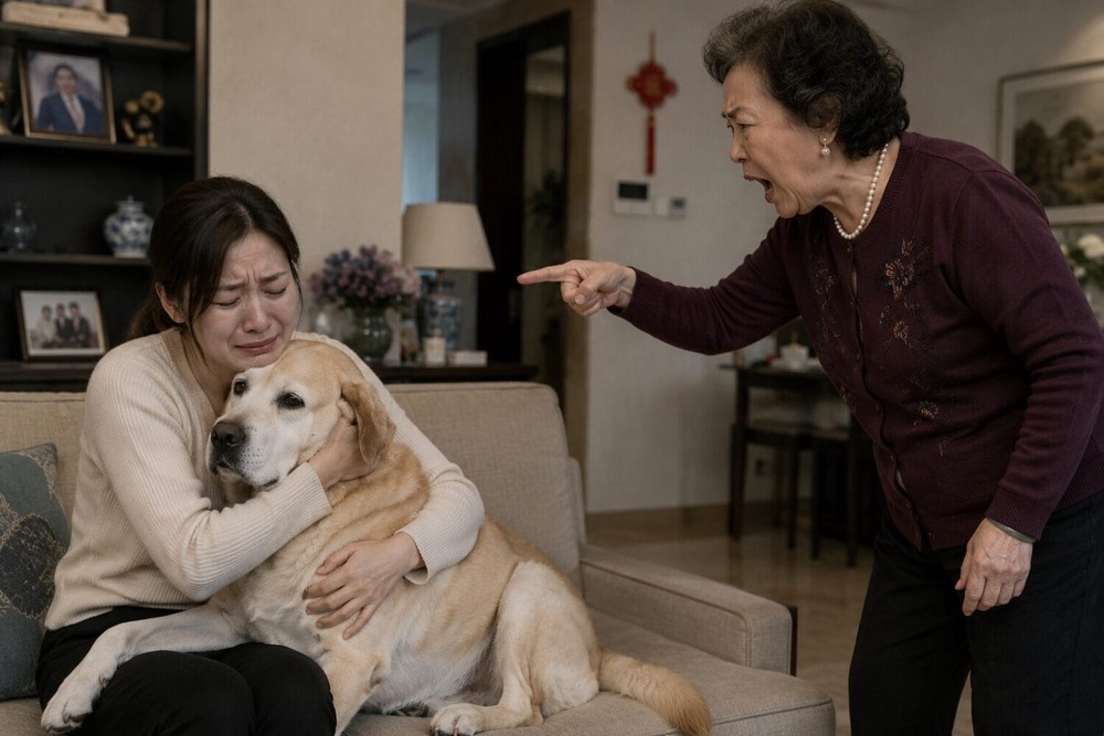 Image from: 女子准备结婚,未来家婆逼她送走养了8年的狗,否则别结婚!