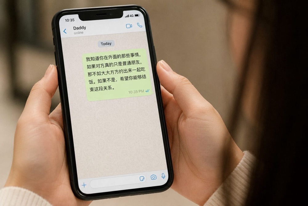Image from: 73岁还搞暧昧？女儿发现爸爸秘密，妈妈却蒙在鼓里，网友气炸！