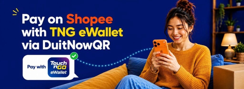 Image from: Shopee终于可以用TNG eWallet付款了!不过不是直接Pay,要这样操作!