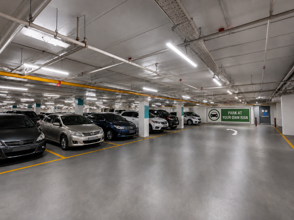 Image from: 轮胎不见,停车场一句「Park at your own risk」只能吃自己?大马法院判管理公司赔RM117K!
